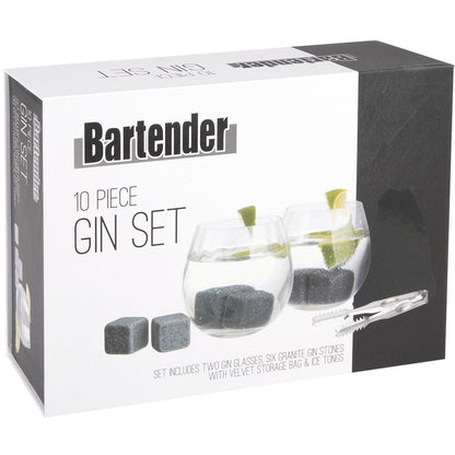 Bartender 10 Piece Gin Set