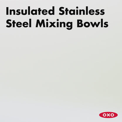 Video featuring the Oxo Good Grips 3pce Insulated Mixing Bowl Set