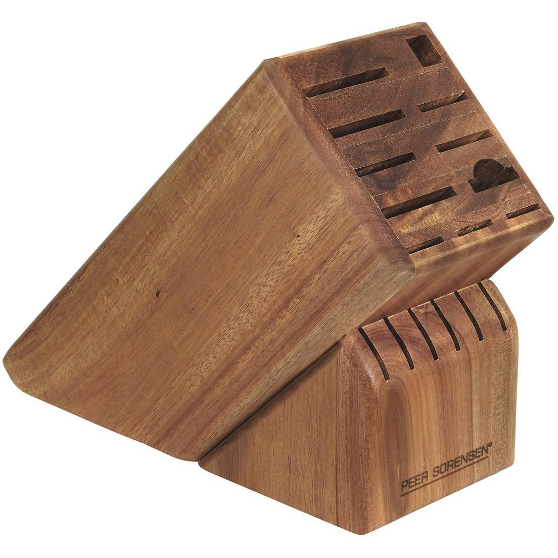 Peer Sorensen Acacia Wood Knife Block - 17 Slots