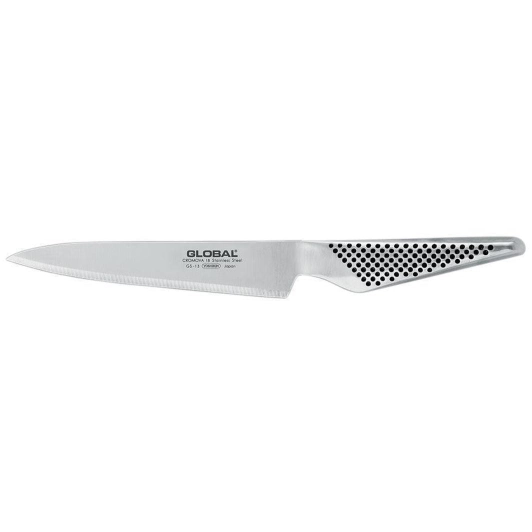 Global Serrated Utility Knife - 15cm