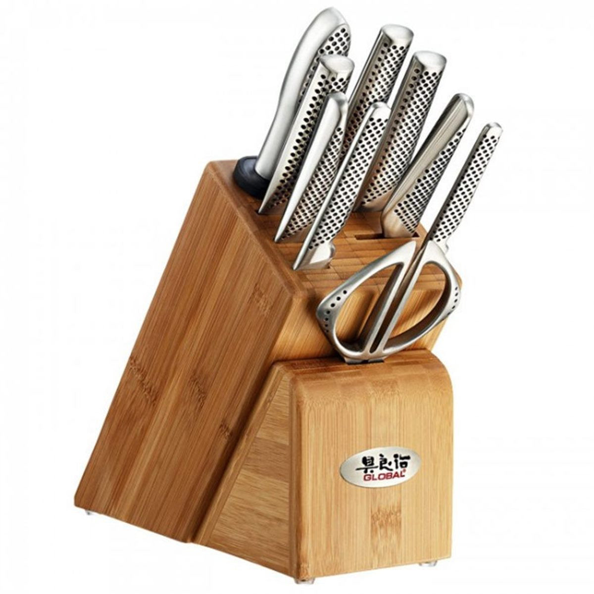 Global 10 pce Takashi Cutlery Block Set
