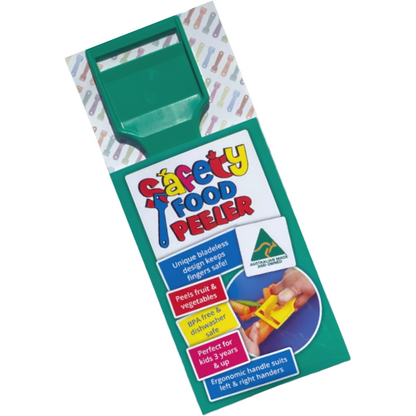 Kiddies Food Kutter Safety Food Peelers Green