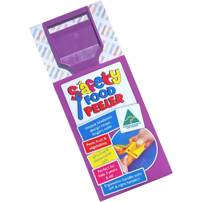 Kiddies Food Kutter Safety Food Peelers Purple