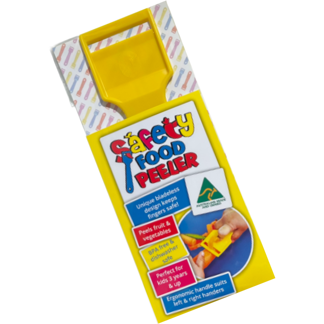 Kiddies Food Kutter Safety Food Peelers Yellow