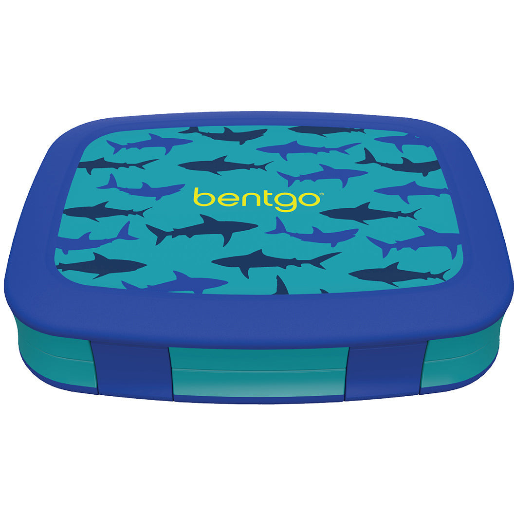 Bentgo Kids Print Leak-Proof Bento Lunch Box - Sharks