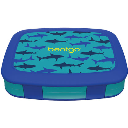 Bentgo Kids Print Leak-Proof Bento Lunch Box - Sharks