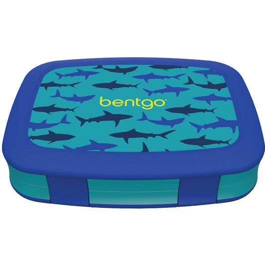 Bentgo Kids Print Leak-Proof Bento Lunch Box - Sharks