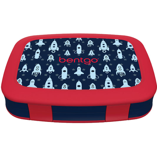 Bentgo Kids Print Leak-Proof Bento Lunch Box - Space Rockets