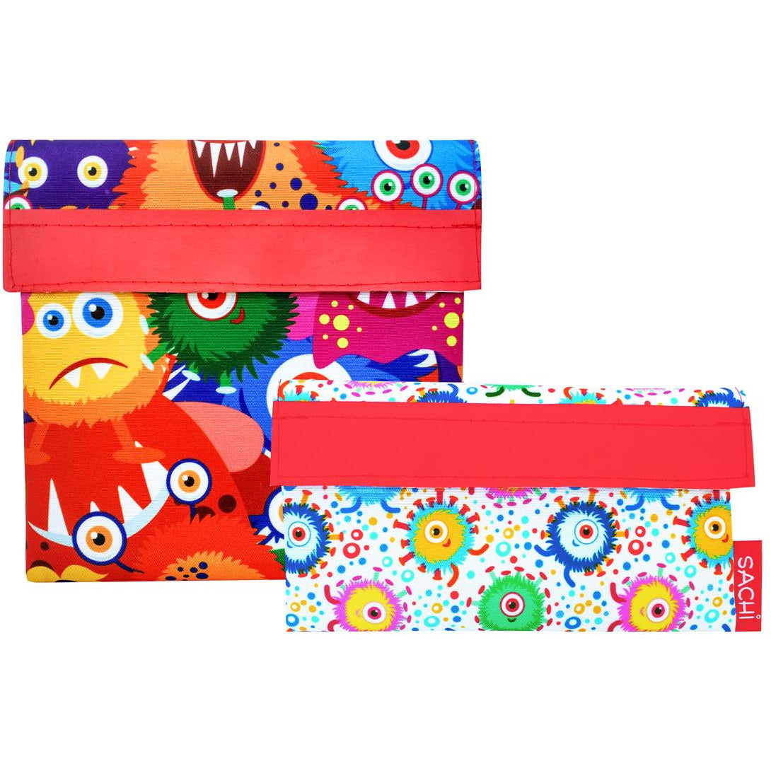 Sachi Lunch Pockets Set of 2 - Monster