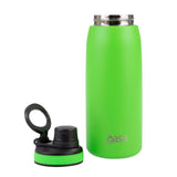 Oasis Insulated Sports Screw Cap 780ml Neon Green | Lid off
