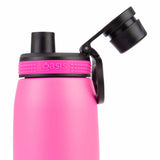Oasis Insulated Sports Bottle Screw Cap 780ml Neon Pink | Close up