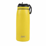 Oasis Insulated Sports Bottle Sipper Straw 780ml Neon Yellow