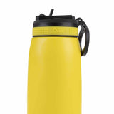 Oasis Insulated Sports Bottle Sipper Strw 780ml Neon Yellow | Close Up