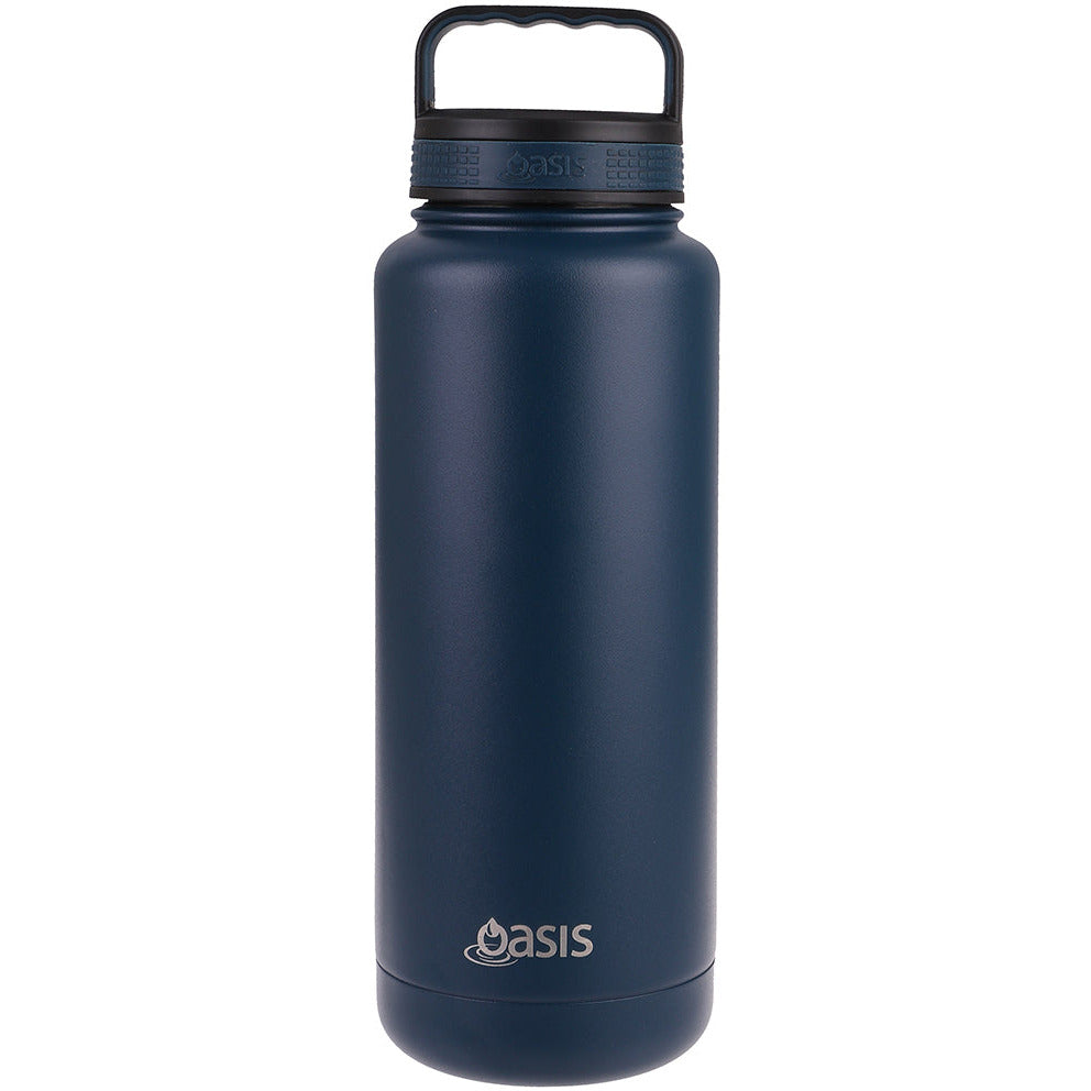 Oasis Titan Bottle 1.2 Litre Stainless Steel Double Wall Insulated - Navy