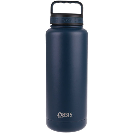 Oasis Titan Bottle 1.2 Litre Stainless Steel Double Wall Insulated - Navy