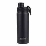 Insulated Challenger Bottle with Screw Cap 550ml Black