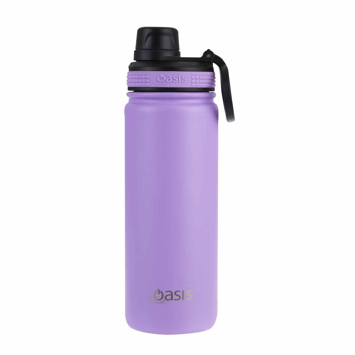 Oasis Insulated Challenger Bottle with Screw Cap 550ml Lavender
