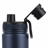 Oasis Insulated Challenger Bottle with Screw Cap 550ml Navy - Lid close up