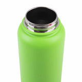 Oasis Insulated Challenger Bottle with Screw Cap 1.1L Neon Green | Wide mouth