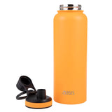 Oasis Insulated Challenger Bottle with Screw Cap 1.1L Neon Orange | Lid off