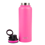 Oasis Insulated Cahllenger Bottle with Screw Cap 1.1L Neon Pink | Lid off