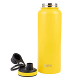 Oasis Insulated Bottle with Screw Cap 1.1L Neon Yellow | Lid off