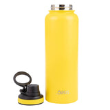 Oasis Insulated Challenger Bottle with Screw Cap 1.1L Neon Yellow | Lid off