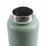 Oasis Insulated Challenger Bottle with Screw Cap 1.1L Sage Green - Wide mouth