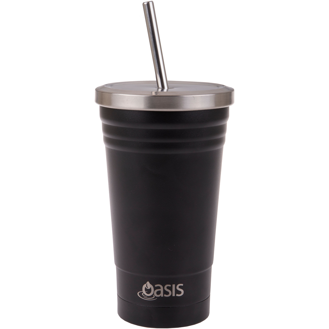 Oasis S/S Double Wall Insulated Tumbler W/Straw