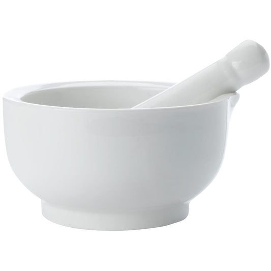 Maxwell & Williams White Basics Mortar & Pestle - 9cm