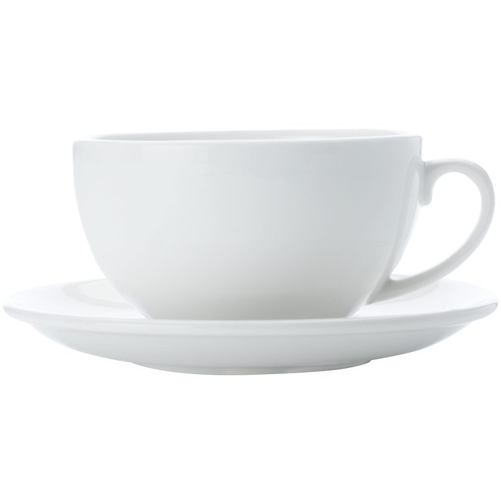 Maxwell & Williams White Basics Cappuccino Cup & Saucer - 320ml