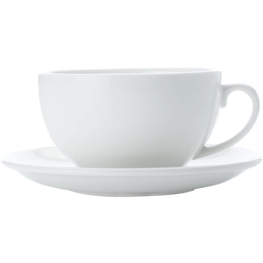 Maxwell & Williams White Basics Cappuccino Cup & Saucer - 320ml