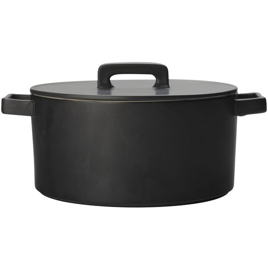 Maxwell & Williams Epicurious Round Casserole 1.3L - Black