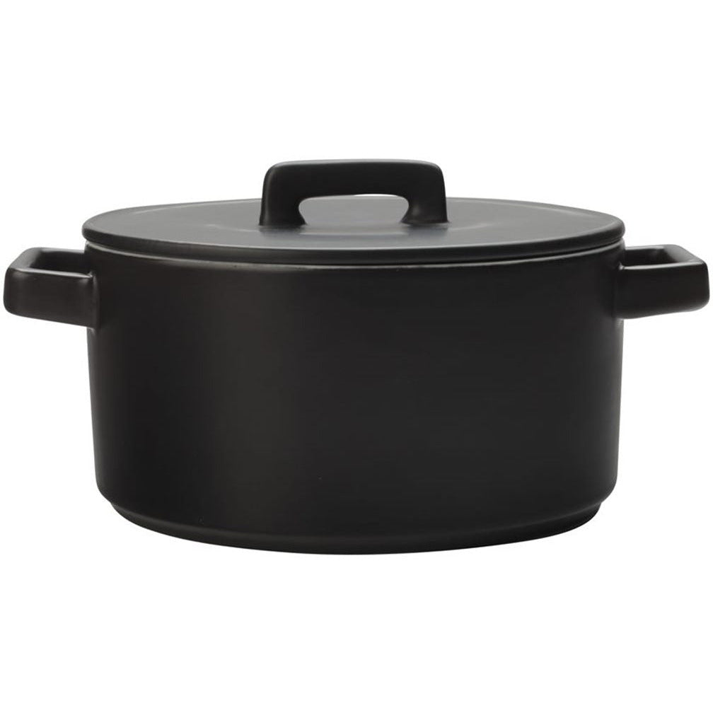 Maxwell & Williams Epicurious Round Casserole 2.6L - Black
