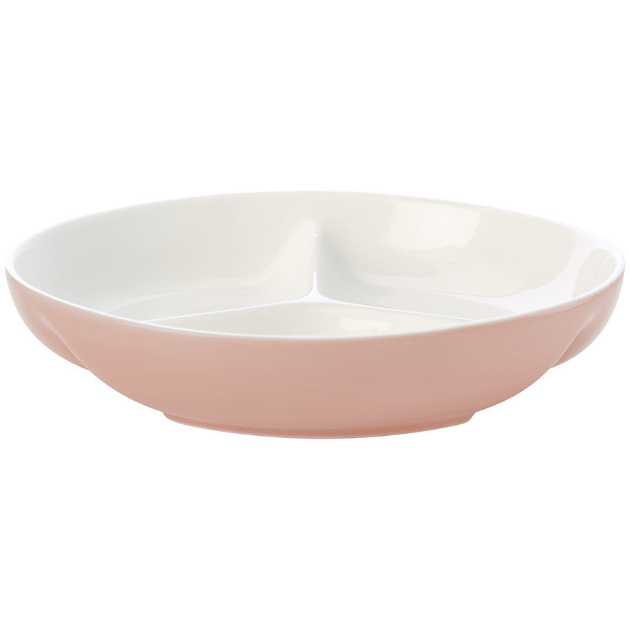 Maxwell & Williams Mezze Divided Platter 23cm Salmon Gift Boxed