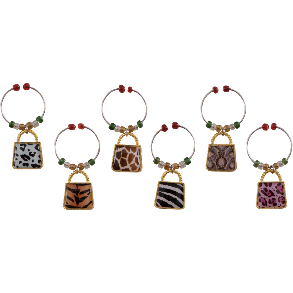 Avanti Wine Charms - Safari
