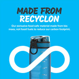 Quench Water Bottle Blue made from Recyclon