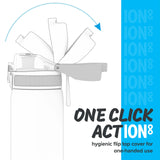Tour Drink Bottle Coral with One Click Action