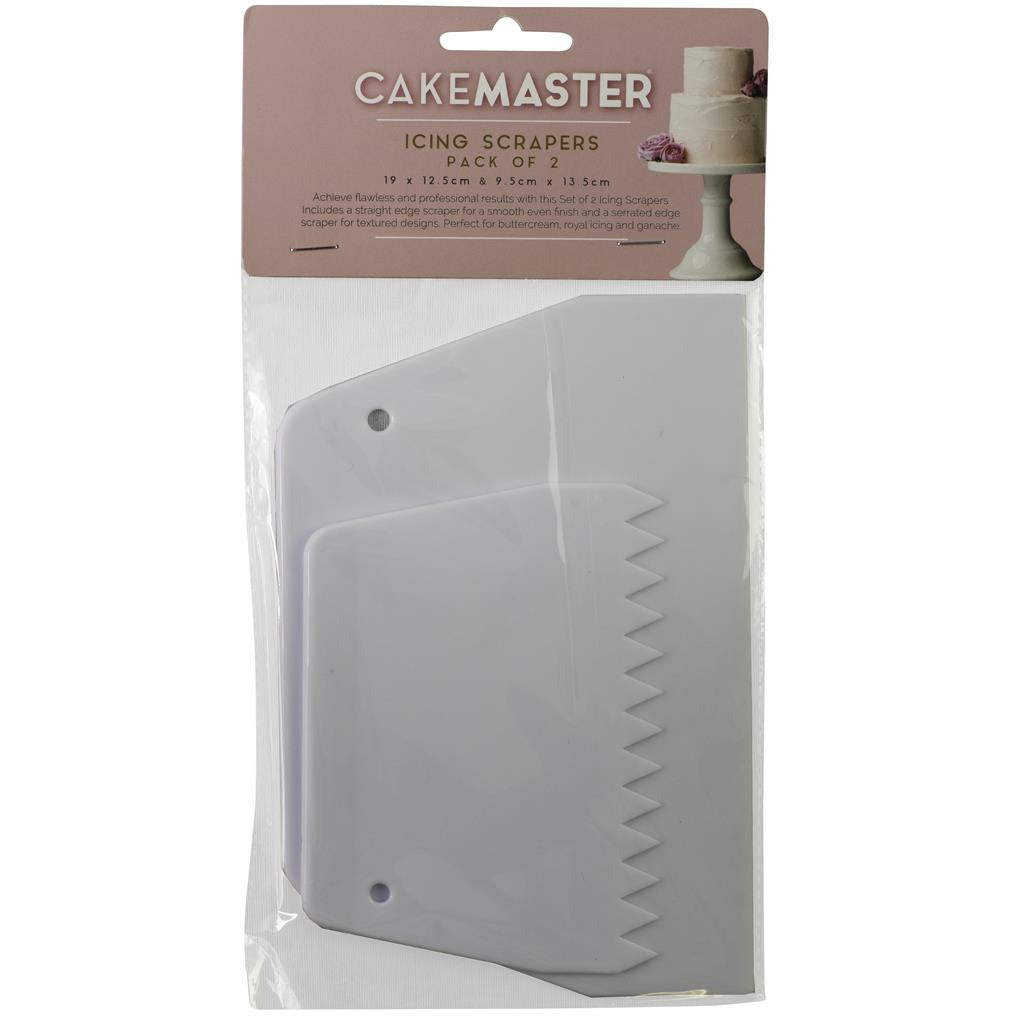 Bakemaster Cakemaster Icing Scraper Set of 2