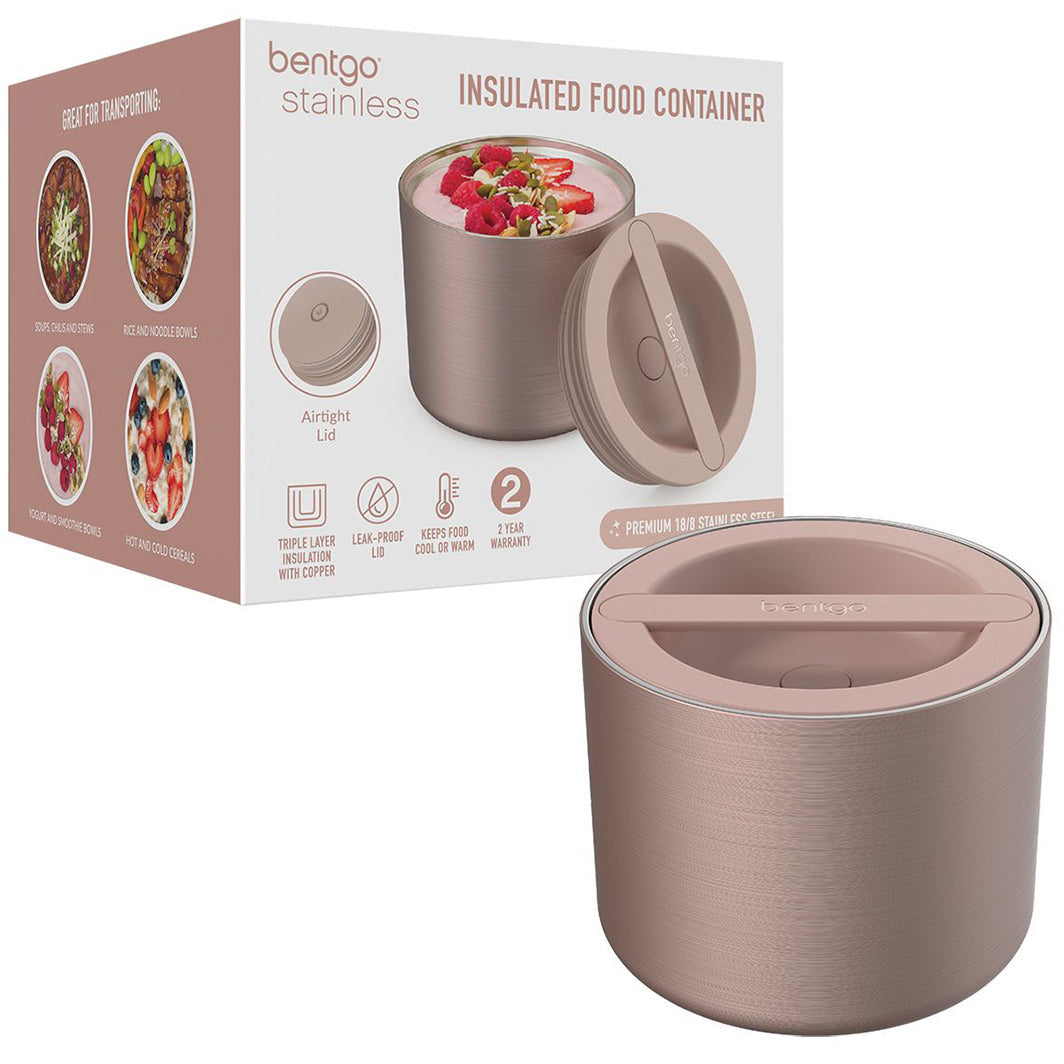 Bentgo Insulated Food Container 560ml Rose Gold