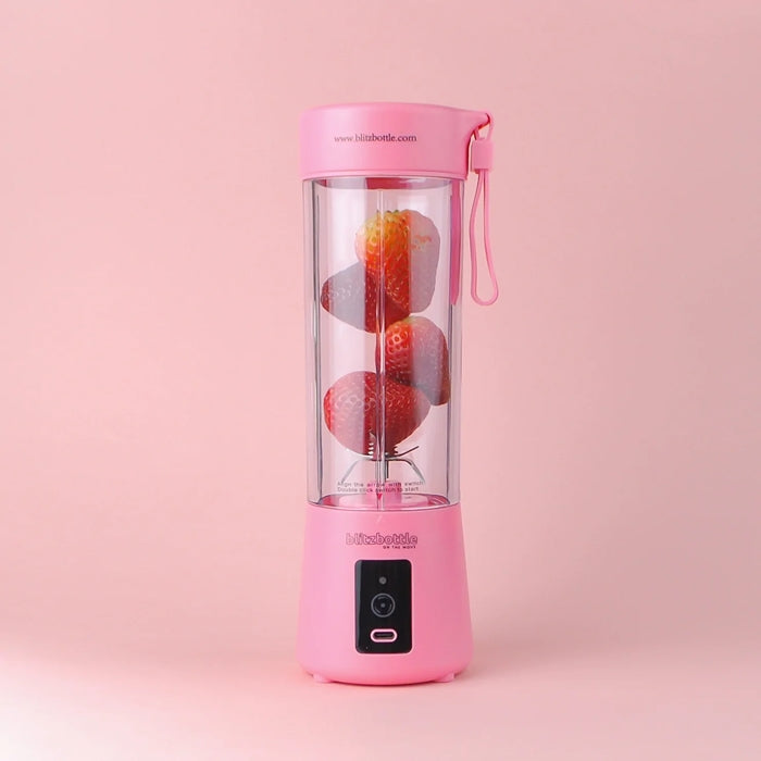 BlitzBottle Portable Blender (w/ Pulse Button) Pink blitzbottle Matchbox