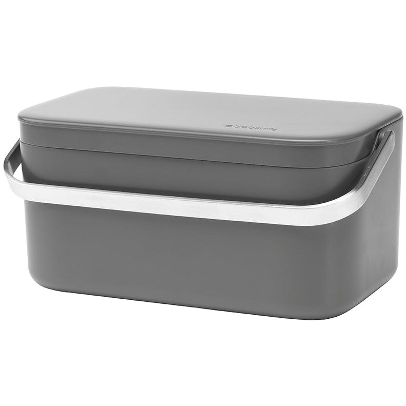 Food Waste Caddy Dark Grey Brabantia Matchbox