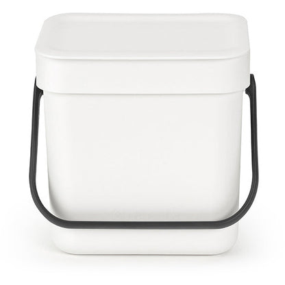 Brabantia Waste Bin Sort&Go 3L White