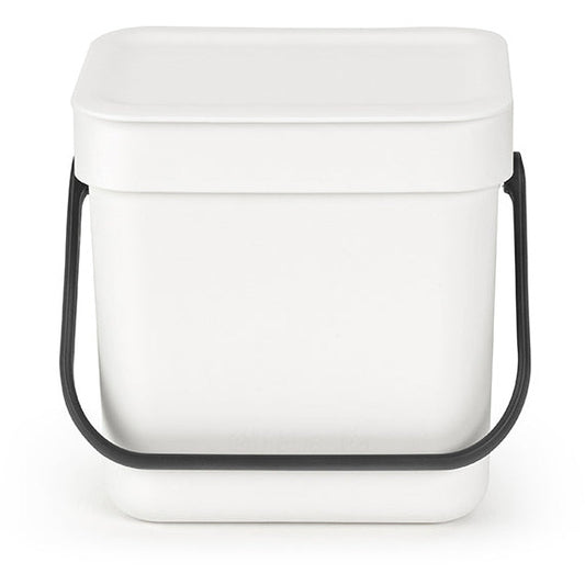 Brabantia Waste Bin Sort&Go 3L White
