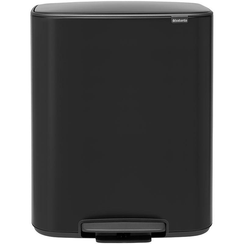 Brabantia Bo Pedal Bin 2x30L Matte Black