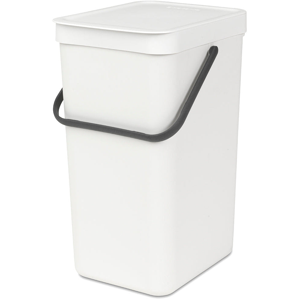Brabantia Waste Bin Sort & Go 16L White
