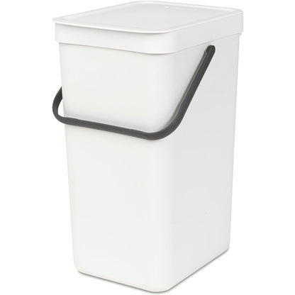 Brabantia Waste Bin Sort & Go 16L White