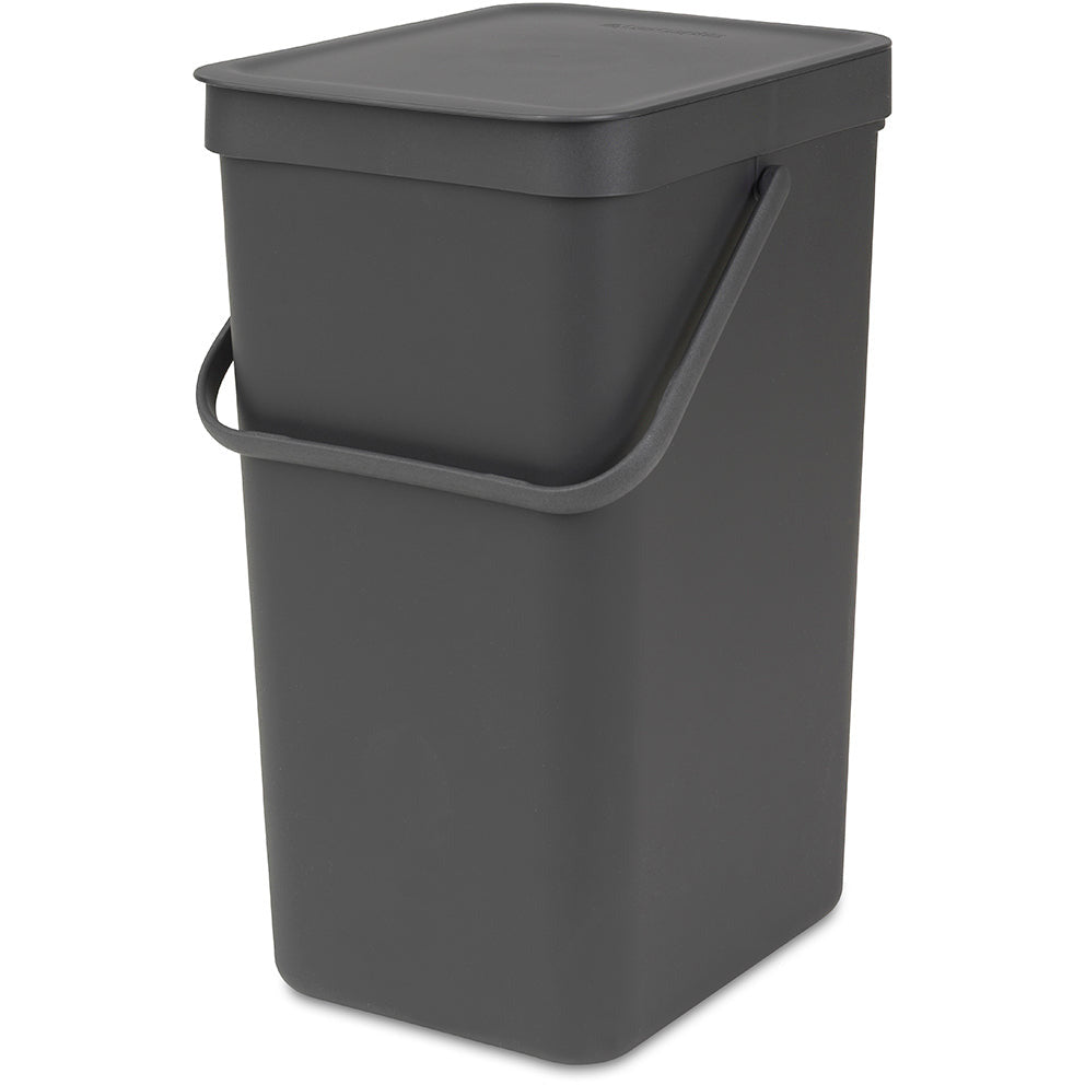 Brabantia Waste Bin Sort & Go 16L Grey