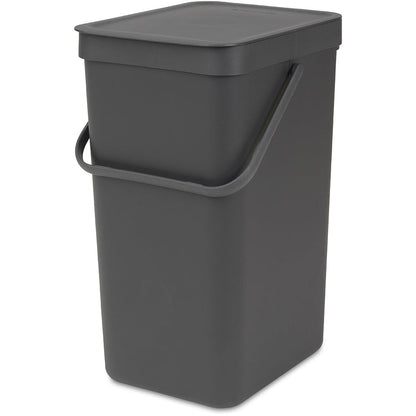 Brabantia Waste Bin Sort & Go 16L Grey