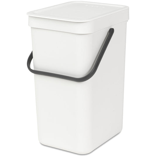 Brabantia Waste Bin Sort & Go 12L White
